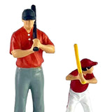 Maxbell 1/64 Miniature People Figures for Micro Landscapes Photography Props Diorama Balls Theme 2 piece