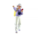 Maxbell 4 Pieces 1/64 Diorama Figure Miniature Layout for Children Boys Girls Adults