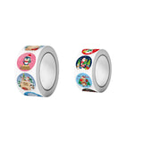 Maxbell Christmas Stickers Roll Decals Holiday Stickers for Kids DIY Envelopes Decor Style A