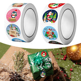 Maxbell Christmas Stickers Roll Decals Holiday Stickers for Kids DIY Envelopes Decor Style A