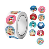 Maxbell Christmas Stickers Roll Decals Holiday Stickers for Kids DIY Envelopes Decor Style A