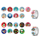 Maxbell Christmas Stickers Roll Decals Holiday Stickers for Kids DIY Envelopes Decor Style A