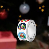 Maxbell Christmas Stickers Roll Decals Holiday Stickers for Kids DIY Envelopes Decor Style B