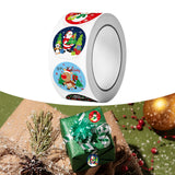 Maxbell Christmas Stickers Roll Decals Holiday Stickers for Kids DIY Envelopes Decor Style B