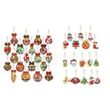 Maxbell 20Pcs Painting Keychains for Valentines Thanksgiving New Year Christmas Gift