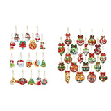 Maxbell 20Pcs Painting Keychains for Valentines Thanksgiving New Year Christmas Gift