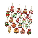 Maxbell 20Pcs Painting Keychains for Valentines Thanksgiving New Year Christmas Gift