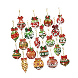 Maxbell 20Pcs Painting Keychains for Valentines Thanksgiving New Year Christmas Gift