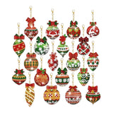 Maxbell 20Pcs Painting Keychains for Valentines Thanksgiving New Year Christmas Gift