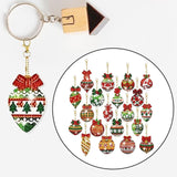 Maxbell 20Pcs Painting Keychains for Valentines Thanksgiving New Year Christmas Gift