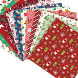 Maxbell 12Pcs Christmas Wrapping Paper Card Making Supplies for Festive Wedding Xmas