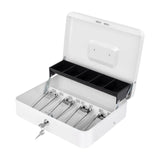 Maxbell Tiered Lock Box Versatile Security Case for Rolled Coins Checks Supermarkets