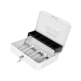 Maxbell Tiered Lock Box Versatile Security Case for Rolled Coins Checks Supermarkets