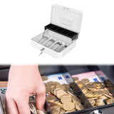 Maxbell Tiered Lock Box Versatile Security Case for Rolled Coins Checks Supermarkets