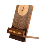 Maxbell Records Holder Display Stand Wooden Records Rack for Living Room Bedroom Home