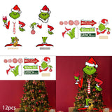 Maxbell Green Monster Christmas Tree Decoration for Holidays Restaurant Themed Party A