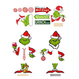 Maxbell Green Monster Christmas Tree Decoration for Holidays Restaurant Themed Party A