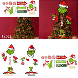 Maxbell Green Monster Christmas Tree Decoration for Holidays Restaurant Themed Party A