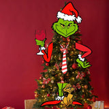 Maxbell Green Monster Christmas Tree Decoration for Holidays Restaurant Themed Party A