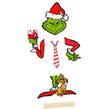 Maxbell Green Monster Christmas Tree Decoration for Holidays Restaurant Themed Party A