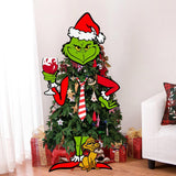 Maxbell Green Monster Christmas Tree Decoration for Holidays Restaurant Themed Party A