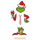 Maxbell Green Monster Christmas Tree Decoration for Holidays Restaurant Themed Party A