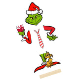 Maxbell Green Monster Christmas Tree Decoration for Holidays Restaurant Themed Party A