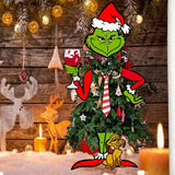 Maxbell Green Monster Christmas Tree Decoration for Holidays Restaurant Themed Party A