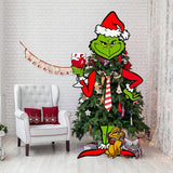 Maxbell Green Monster Christmas Tree Decoration for Holidays Restaurant Themed Party A