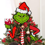 Maxbell Green Monster Christmas Tree Decoration for Holidays Restaurant Themed Party A