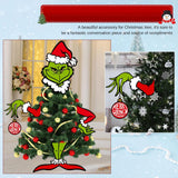 Maxbell Green Monster Christmas Tree Decoration for Holidays Restaurant Themed Party B