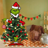 Maxbell Green Monster Christmas Tree Decoration for Holidays Restaurant Themed Party B