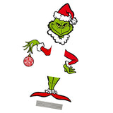 Maxbell Green Monster Christmas Tree Decoration for Holidays Restaurant Themed Party B