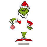 Maxbell Green Monster Christmas Tree Decoration for Holidays Restaurant Themed Party B