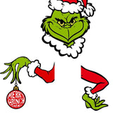 Maxbell Green Monster Christmas Tree Decoration for Holidays Restaurant Themed Party B