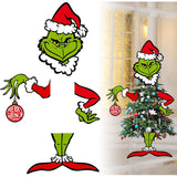 Maxbell Green Monster Christmas Tree Decoration for Holidays Restaurant Themed Party B