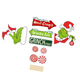 Maxbell Green Monster Christmas Tree Decoration for Holidays Restaurant Themed Party C