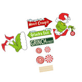 Maxbell Green Monster Christmas Tree Decoration for Holidays Restaurant Themed Party C