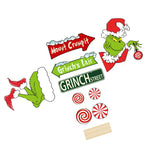 Maxbell Green Monster Christmas Tree Decoration for Holidays Restaurant Themed Party C