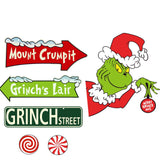 Maxbell Green Monster Christmas Tree Decoration for Holidays Restaurant Themed Party C