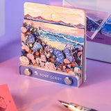 Maxbell 3D Memo Pad Romantic Gift Carving 3D Artsy Note Pad for Home Office Birthday without bpx