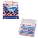 Maxbell 3D Memo Pad Romantic Gift Carving 3D Artsy Note Pad for Home Office Birthday without bpx