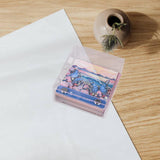 Maxbell 3D Memo Pad Romantic Gift Carving 3D Artsy Note Pad for Home Office Birthday with Acrylic box