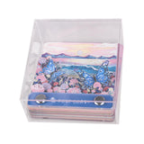 Maxbell 3D Memo Pad Romantic Gift Carving 3D Artsy Note Pad for Home Office Birthday with Acrylic box