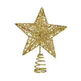 Maxbell Glittering Christmas Tree Decorations Xmas Tree Glitter for Living Room Home Gold