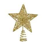 Maxbell Glittering Christmas Tree Decorations Xmas Tree Glitter for Living Room Home Gold