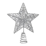 Maxbell Glittering Christmas Tree Decorations Xmas Tree Glitter for Living Room Home Silver