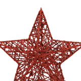Maxbell Glittering Christmas Tree Decorations Xmas Tree Glitter for Living Room Home Red