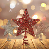 Maxbell Glittering Christmas Tree Decorations Xmas Tree Glitter for Living Room Home Red