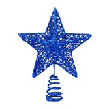 Maxbell Glittering Christmas Tree Decorations Xmas Tree Glitter for Living Room Home Blue